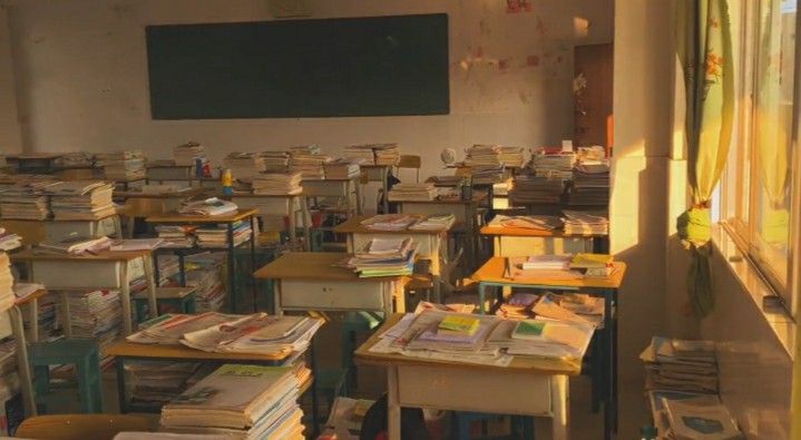 Students in a classroom